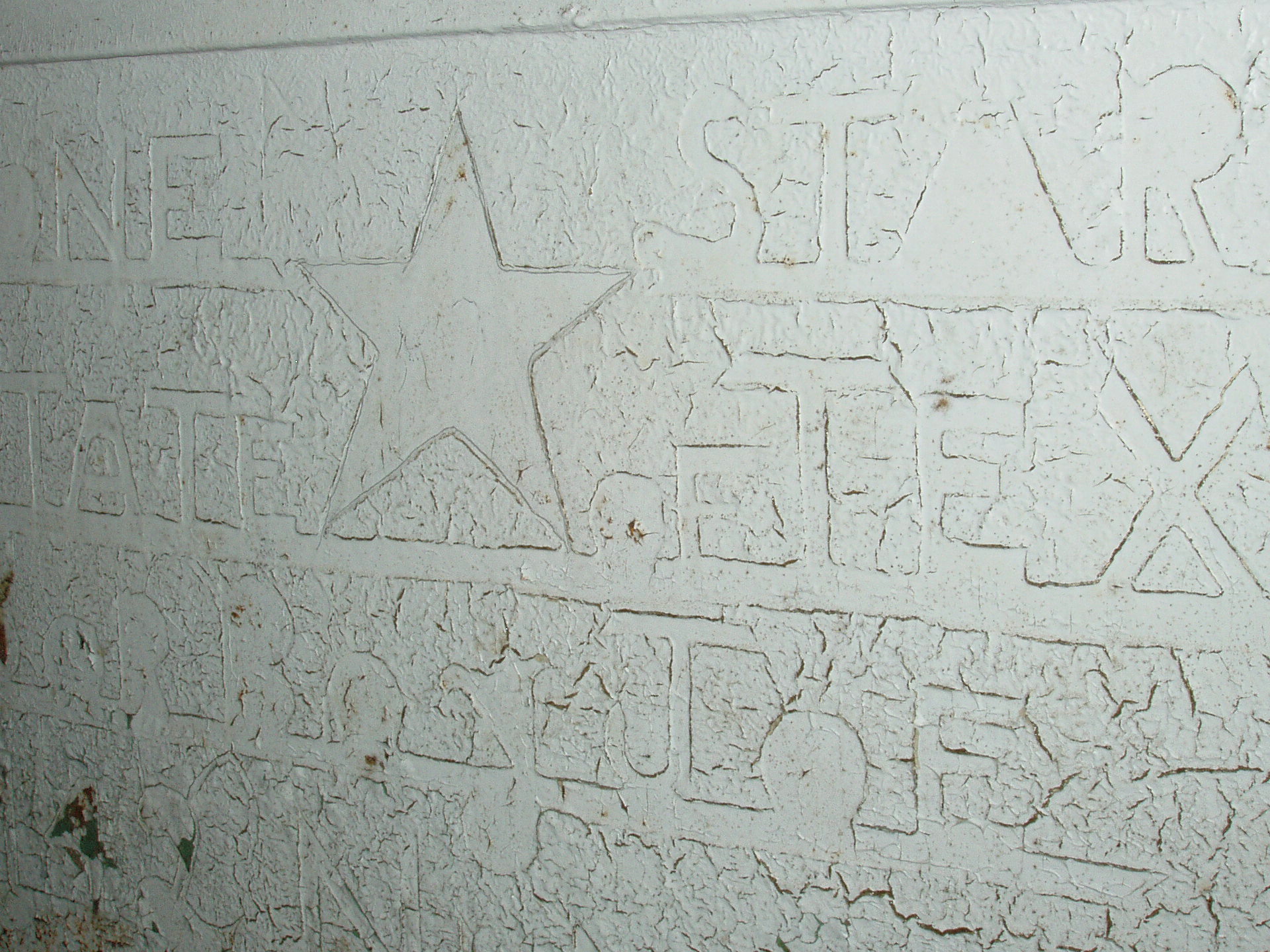 Graffiti on jail wall